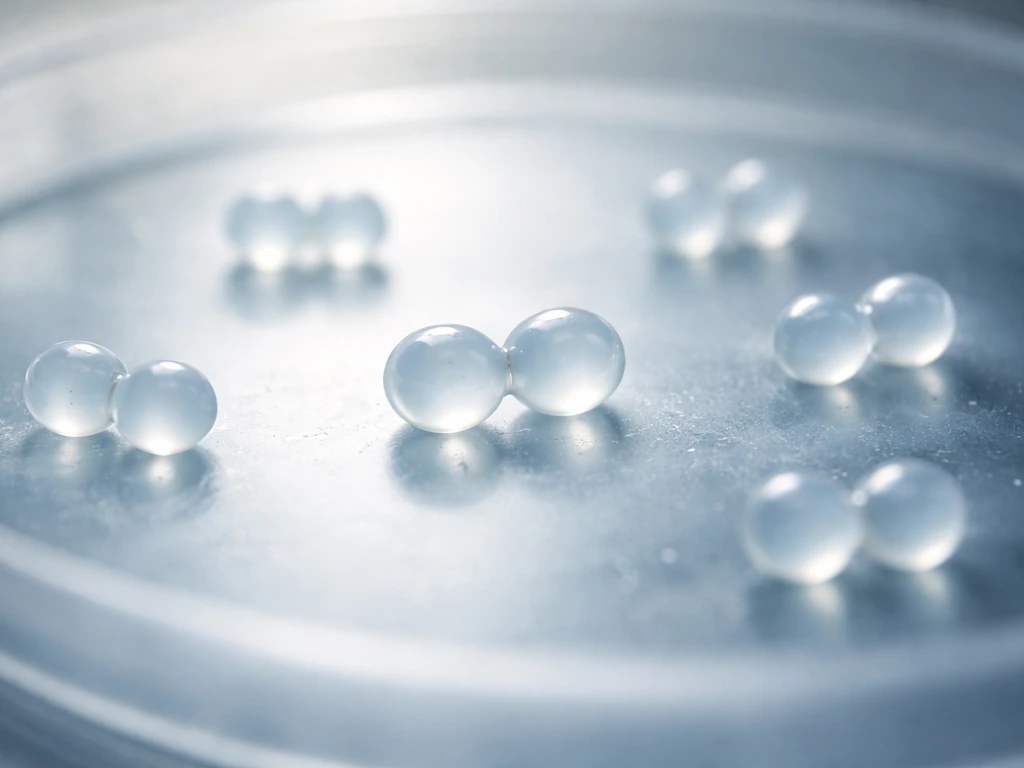 Macro photo of a sterile petri dish showing generic cells splitting into two to suggest faster bacterial growth.